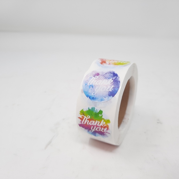 🍁(3/$25) New! 500 piece elephant thank you stickers - Picture 4 of 4